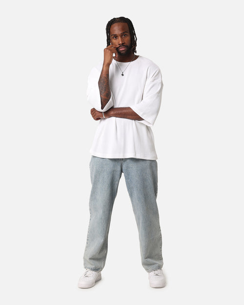 XXIII Waffle Midsleeve T-Shirt White