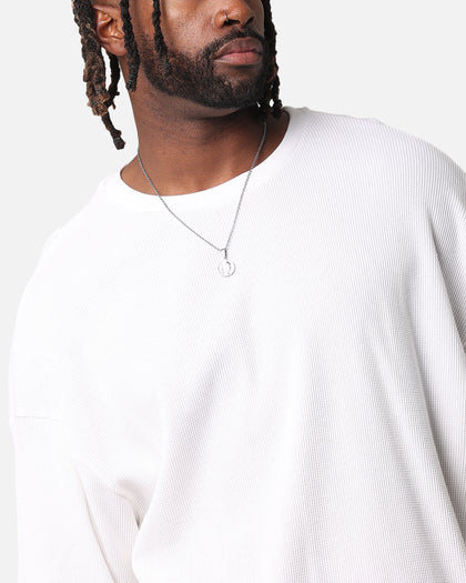 XXIII Waffle Midsleeve T-Shirt White