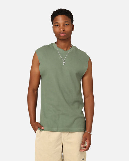 XXIII Waffle Muscle Singlet Sage
