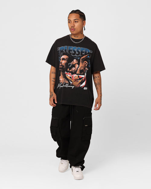 UFC By Goat Crew Max Holloway Blessed Vintage T-Shirt Black Wash