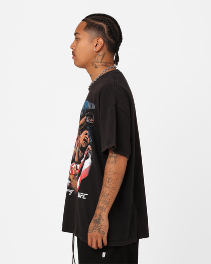 UFC By Goat Crew Max Holloway Blessed Vintage T-Shirt Black Wash