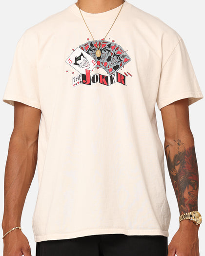 American Thrift X DC Batman The Joker 93 Heavyweight Vintage T-Shirt Off White