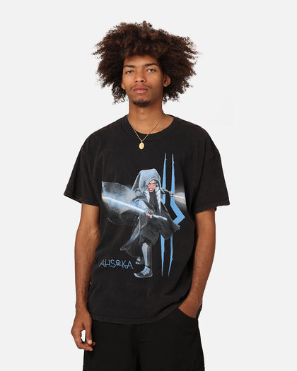 Star Wars Ahsoka Vintage T-Shirt Black Wash