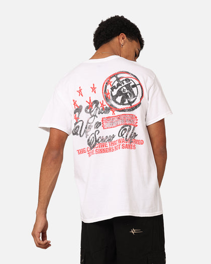 Rats Get Fat Screw Up T-Shirt White