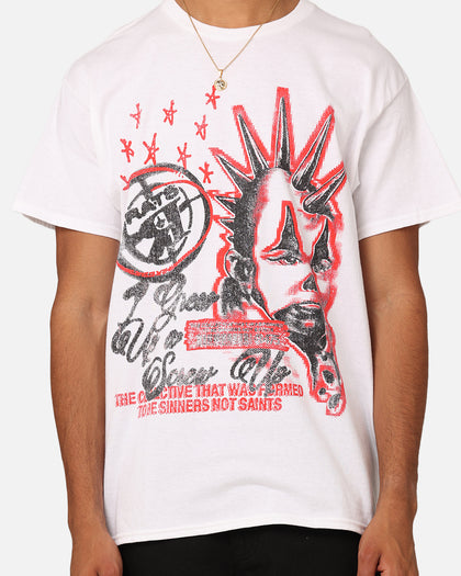 Rats Get Fat Screw Up T-Shirt White