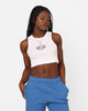 Champion Women's Heritage Cropped Rib Tank Singlet White