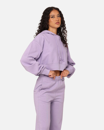 Champion Women's Jersey Cinch Hoodie Lavender U62 Cs