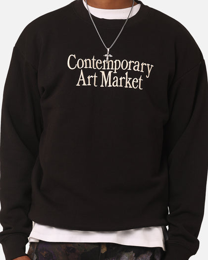 Market Contemporary Art Market Crewneck Black