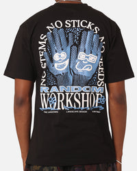 Market Flowerbed T-Shirt Black
