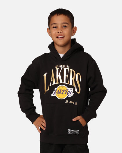 NBA Kids' Los Angeles Lakers Clifton Fleece Hoodie Black