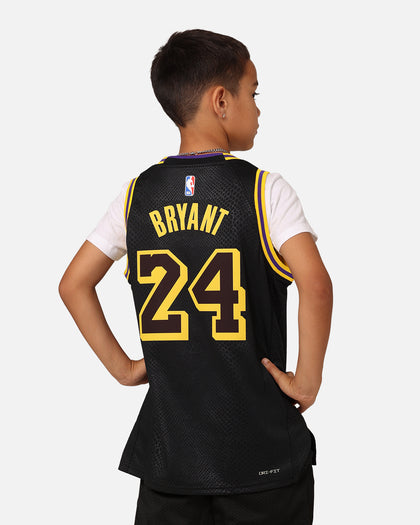 Nike Kids' Los Angeles Lakers Kobe Bryant Mamba City Edition Swingman Jersey Black