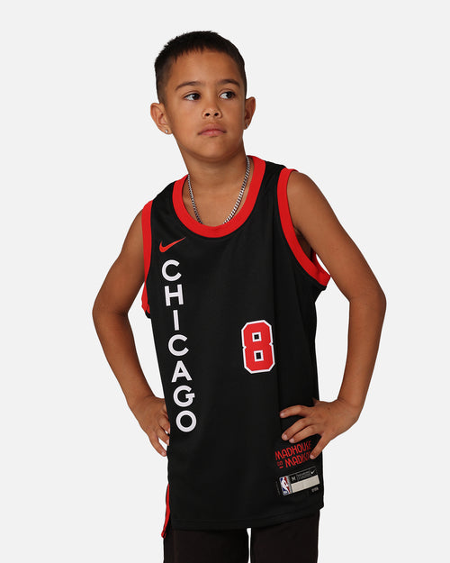Nike Kids' Chicago Bulls Zach LaVine City Edition 2023/24 Swingman Jersey Black