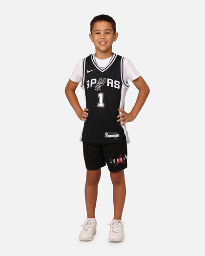 Nike Kids' Victor Wembanyama San Antonio Spurs Icon Replica Jersey Black