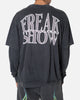MNML Flame Double Layer Long Sleeve T-Shirt Black