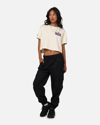 Pro Standard Women's NFL Las Vegas Super Bowl LVIII Croppec Boxy T-Shirt Eggshell