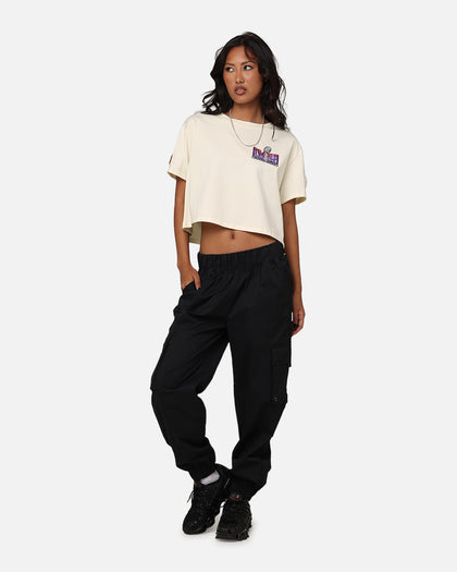 Pro Standard Women's NFL Las Vegas Super Bowl LVIII Croppec Boxy T-Shirt Eggshell