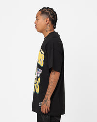 Majestic Athletic Oakland Athletics League Champs Boxy Oversized T-Shirt Faded Black