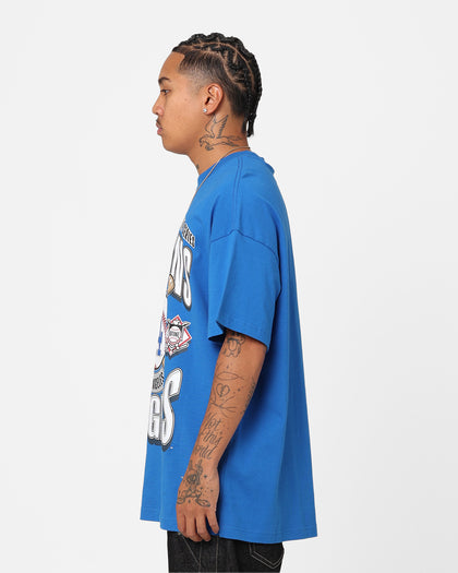 Majestic Athletic Los Angeles Dodgers League Champs Boxy Oversized T-Shirt Princess Blue