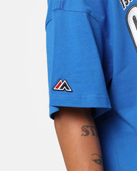 Majestic Athletic Los Angeles Dodgers League Champs Boxy Oversized T-Shirt Princess Blue