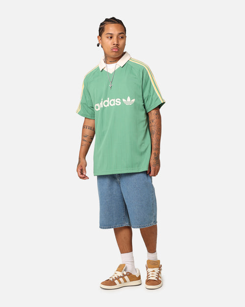 Adidas Pinstripe Jersey Preloved Green