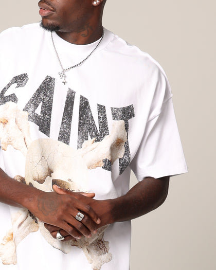 Saint Morta Dead Coffin Club Boxy T-Shirt White