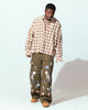Loiter Kimono Flannel Tan