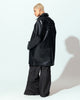 Loiter Atmosphere Trench Coat Black