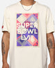 Pro Standard NFL Las Vegas Super Bowl LVIII Box Logo T-Shirt Eggshell