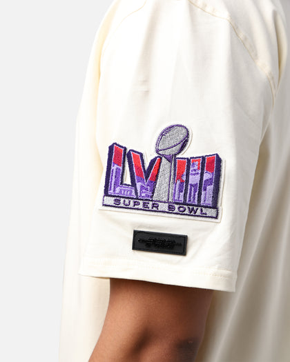 Pro Standard NFL Las Vegas Super Bowl LVIII Box Logo T-Shirt Eggshell