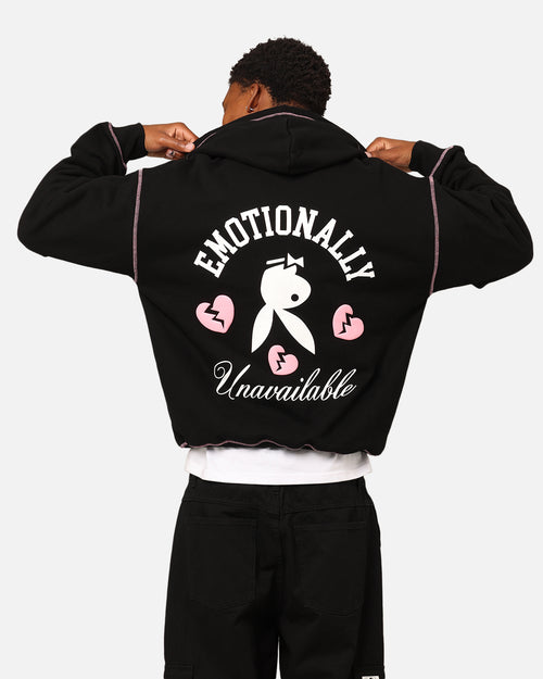 Playboy By Culture Kings Lover Boy Full Zip Hoodie Black