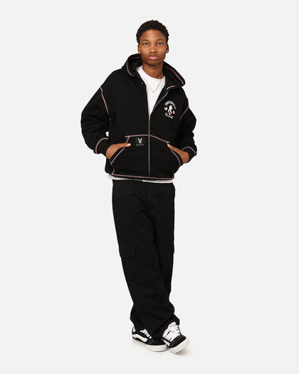 Playboy By Culture Kings Lover Boy Full Zip Hoodie Black
