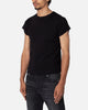 MNML Fitted Rib T-Shirt Black