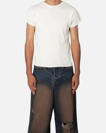 MNML Fitted Rib T-Shirt White