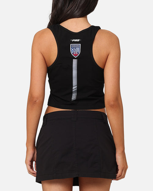 Pro Standard Women's Los Angeles Dodgers Fitted Racerback Top Black