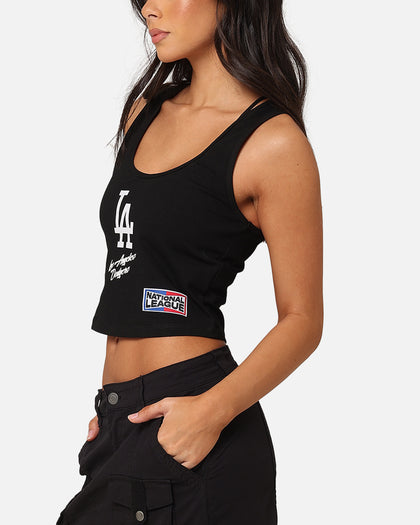 Pro Standard Women's Los Angeles Dodgers Fitted Racerback Top Black