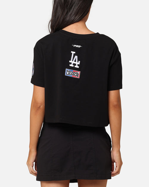 Pro Standard Women's Los Angeles Dodgers Boxy Cropped T-Shirt Black