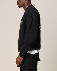 Saint Morta Post Humanous Crewneck Black