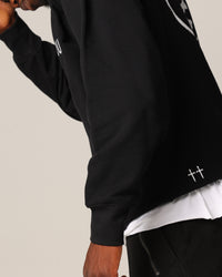 Saint Morta Post Humanous Crewneck Black