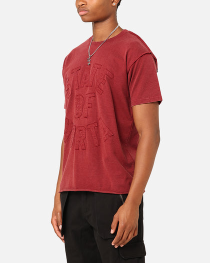 Saint Morta State Of Morta Appliqué T-Shirt Lava