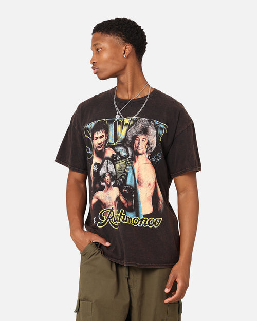 UFC By Goat Crew Shavkat Rakhmonov Vintage T-Shirt Black Wash