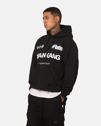 Rats Get Fat Drain Gang Hoodie Black
