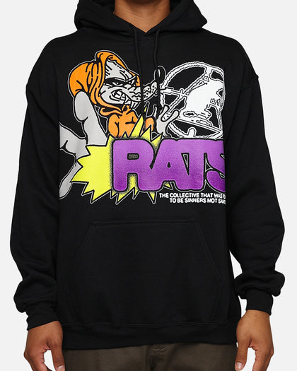 Rats Get Fat Ratpack Hoodie Black