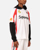 Supreme Hooded Soccer Jersey White