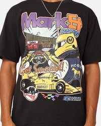 Market Express Racing T-Shirt Washed Black
