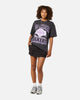 Mitchell & Ness Women's Los Angeles Lakers Arch Logo T-Shirt Faded Black