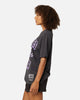 Mitchell & Ness Women's Los Angeles Lakers Arch Logo T-Shirt Faded Black