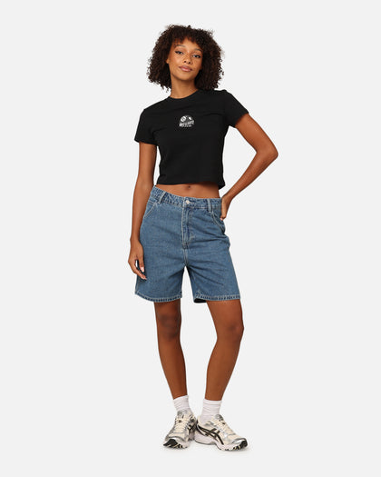 Stüssy Women's 8 Ball Corp Relaxed T-Shirt Black