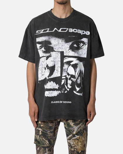 MNML Soundscape T-Shirt Washed Black
