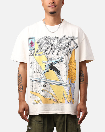 Marvel Silver Surfer Heavyweight T-Shirt Off White