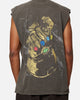 Marvel Thanos Heavyweight Vintage Muscle T-Shirt Black Wash